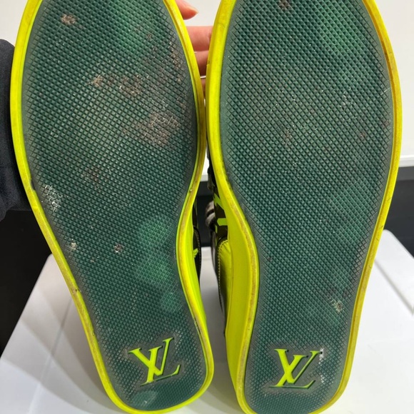Louis Vuitton Stephen Sprouse GRAFFITI SNEAKERS High top Size 10 US Spellout - Picture 4 of 12
